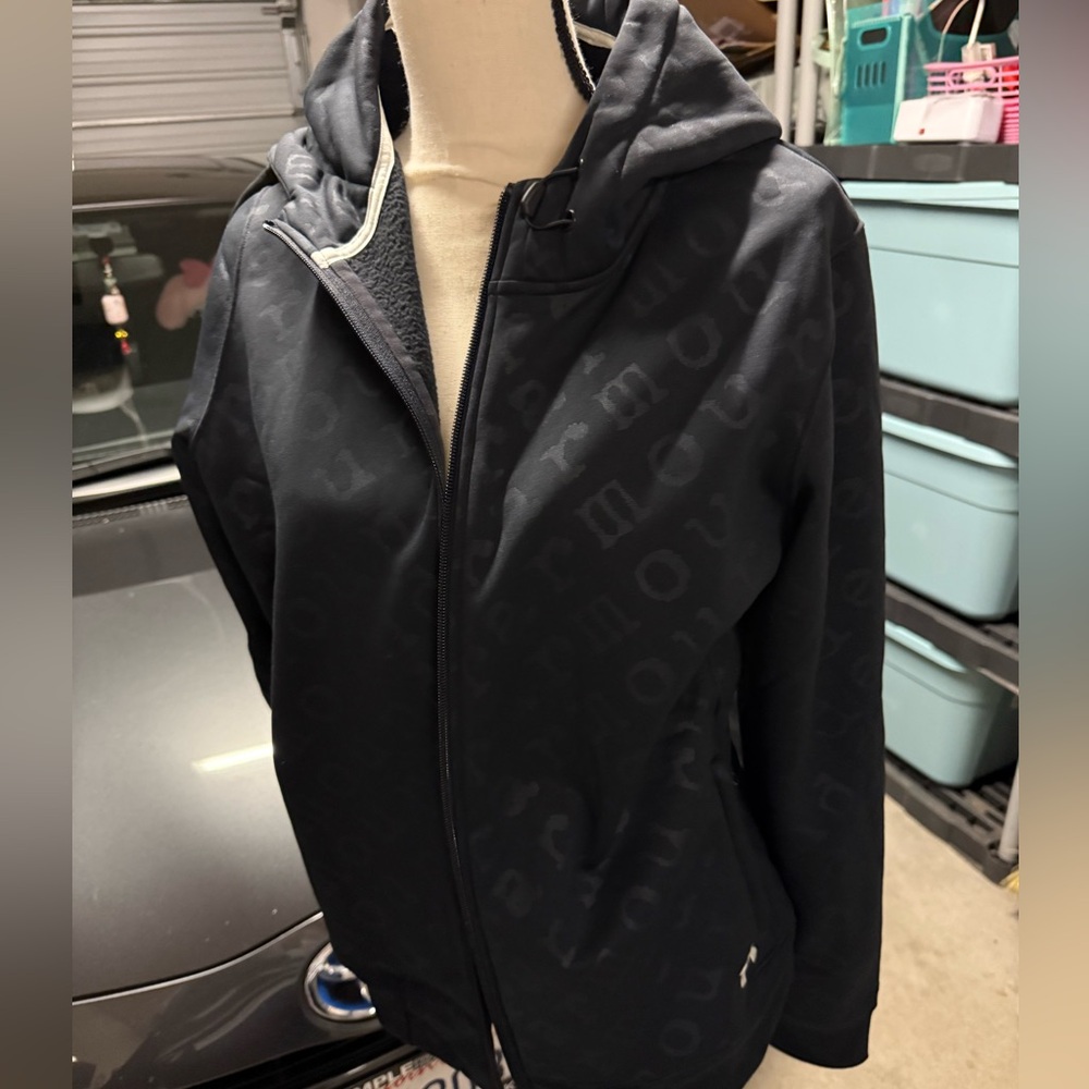 Under Armour Black Bomber Jacket with Hood